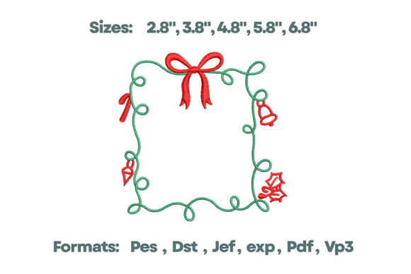 Bell Holly Garland Frame Monogram