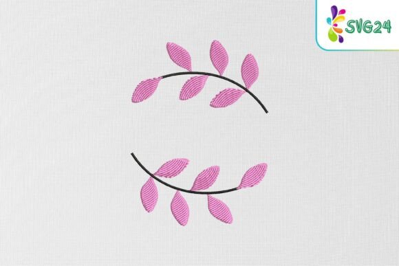 Pink Leaf Wreath